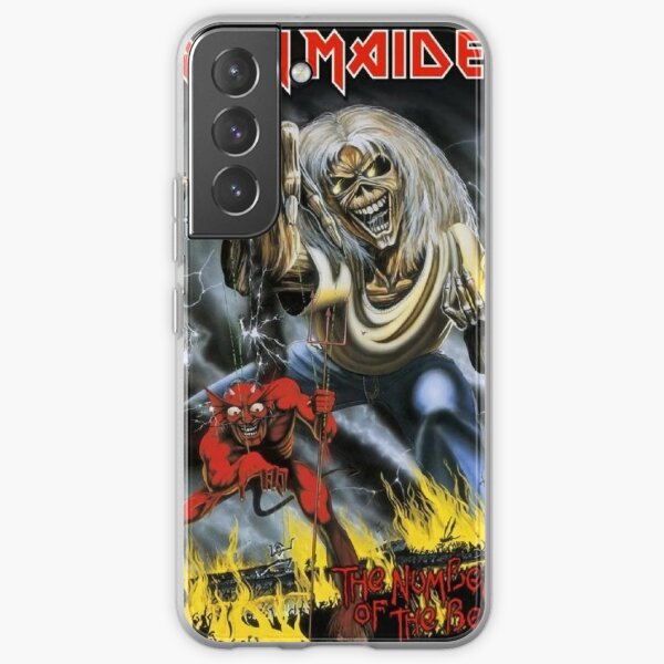 The Scary Skull Poster Samsung Galaxy Soft Case RB1208 product Offical iron maiden Merch