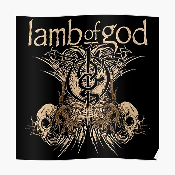 lamb of god Poster RB1208 product Offical iron maiden Merch