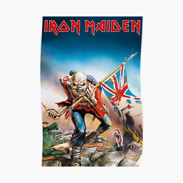 Attacks Wars The flag American Poster Poster RB1208 product Offical iron maiden Merch