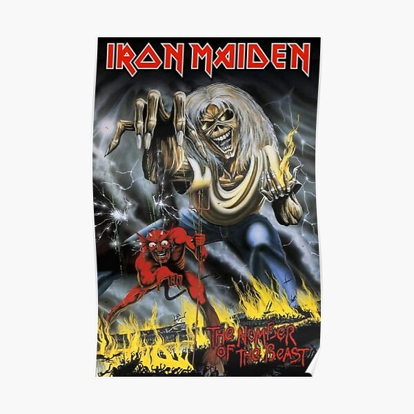 The Scary Skull Poster Poster RB1208 product Offical iron maiden Merch