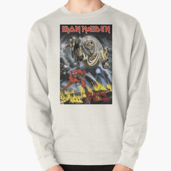 The Scary Skull Poster Pullover Sweatshirt RB1208 product Offical iron maiden Merch