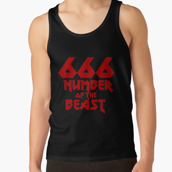 NUMBER OF THEBEATS Tank Top RB1208 product Offical iron maiden Merch