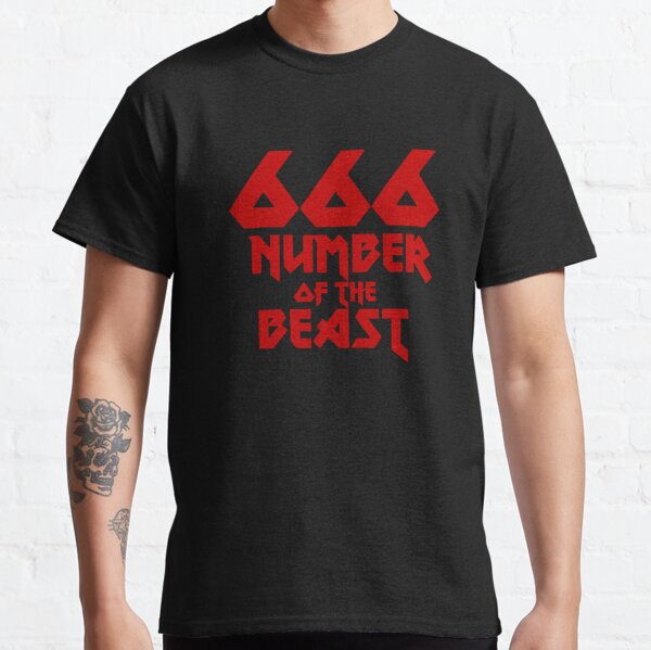 NUMBER-OF-THEBEATS Classic T-Shirt RB1208 product Offical iron maiden Merch