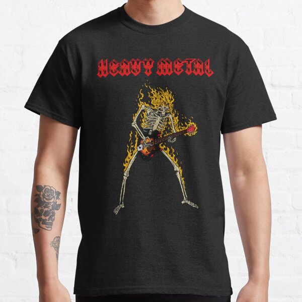 best selling - lets heavy metal Classic T-Shirt RB1208 product Offical iron maiden Merch