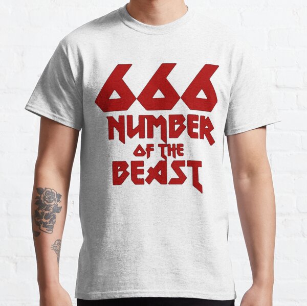 number Classic T-Shirt RB1208 product Offical iron maiden Merch