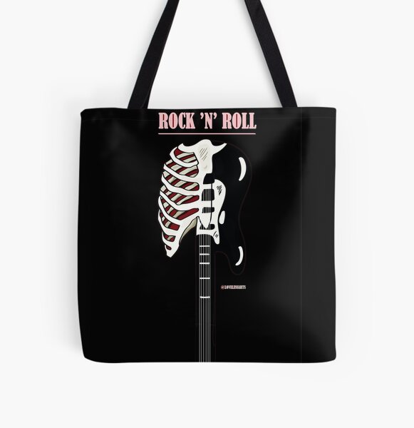 ROCK N ROLL All Over Print Tote Bag RB1208 product Offical iron maiden Merch