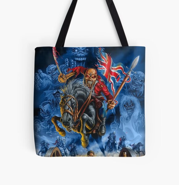Run With The Flag American Poster All Over Print Tote Bag RB1208 product Offical iron maiden Merch
