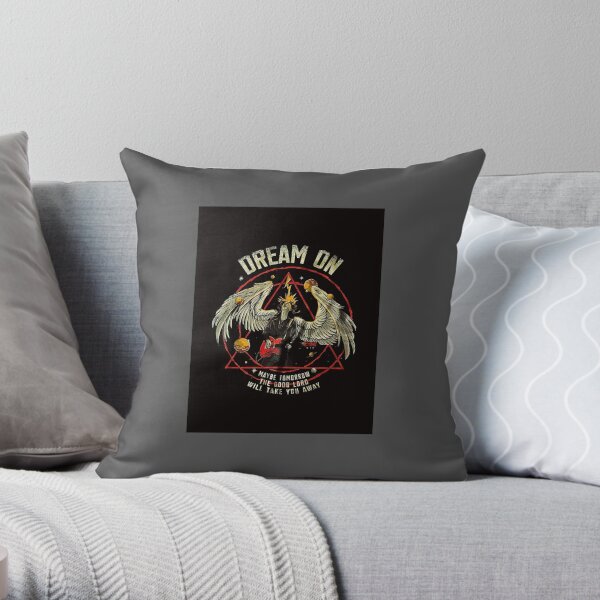 Aerosmith Graphic  Throw Pillow RB1208 product Offical iron maiden Merch