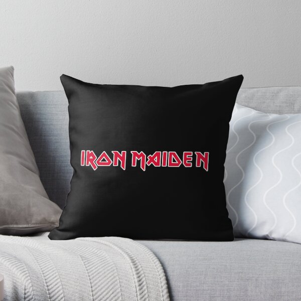 Fear Of The Dark Iron Maiden Throw Pillow RB1208 product Offical iron maiden Merch