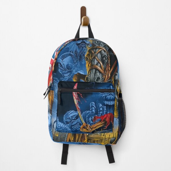Run With The Flag American Poster Backpack RB1208 product Offical iron maiden Merch
