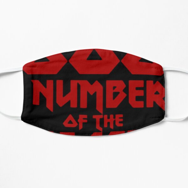 number Flat Mask RB1208 product Offical iron maiden Merch